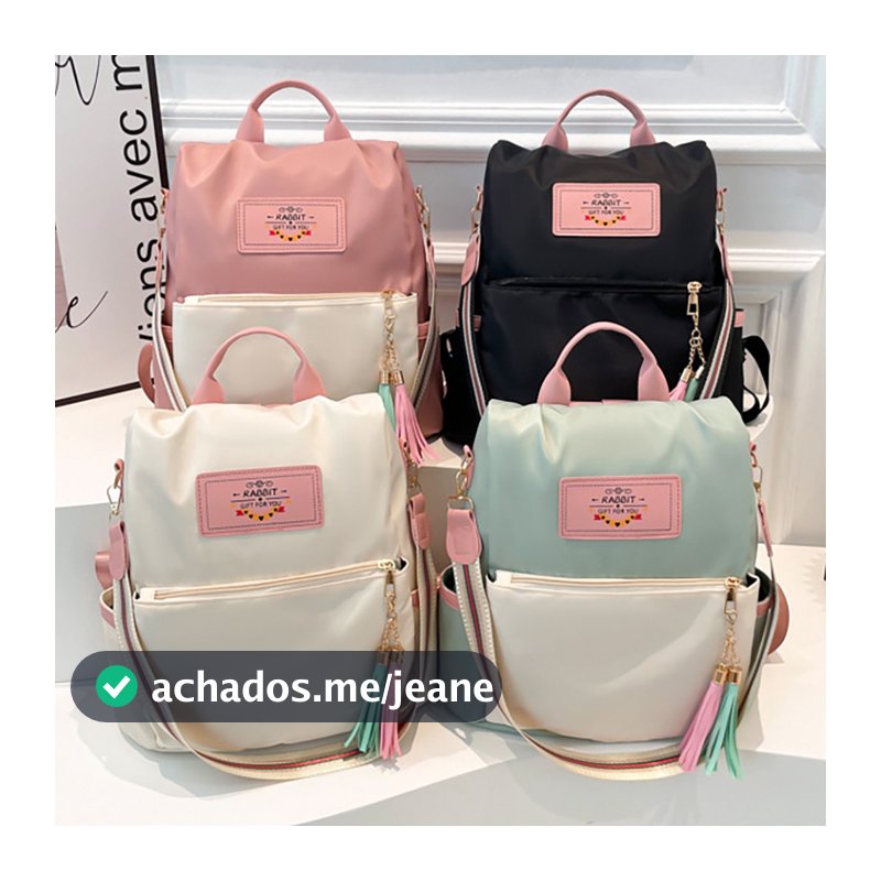 Mochila Anti-roubo Multifuncional Feminina Oxford Pano Impermeável Mochila De Estudante Mochila De Grande Capacidade
