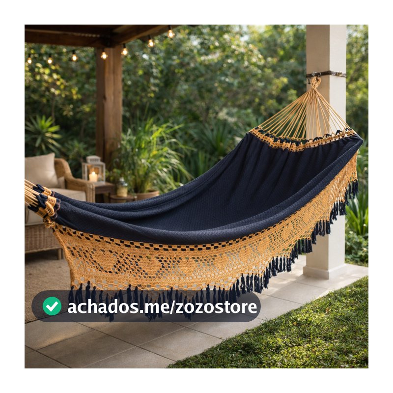 Rede De Dormir Casal Artesanal Bucho De Boi Luxo Gigante 4,5m De Algodão Reforçada Envio Imediato