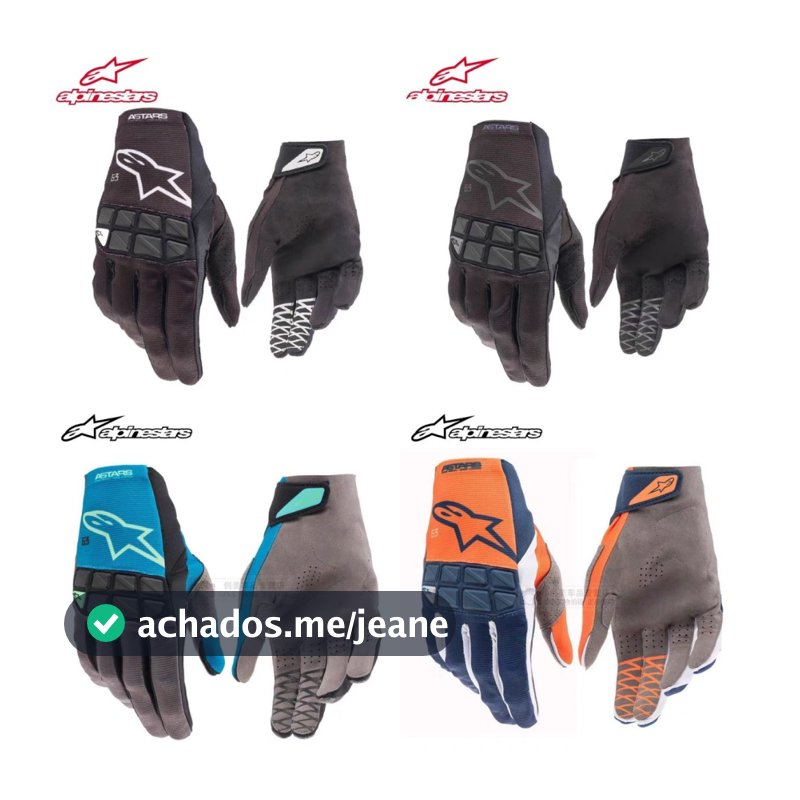 Alpinestars Racefend Luvas De Motocross Para Adultos Off-Road MX MTB