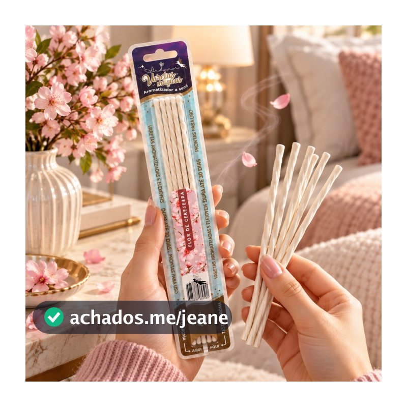 Varetas Perfumadas Aromatizador de Ambiente Fragrância Duradoura para Casa Quarto Banheiro