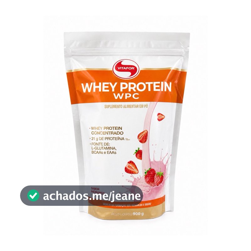 WHEY PROTEIN WPC POUCH 900G - VITAFOR.