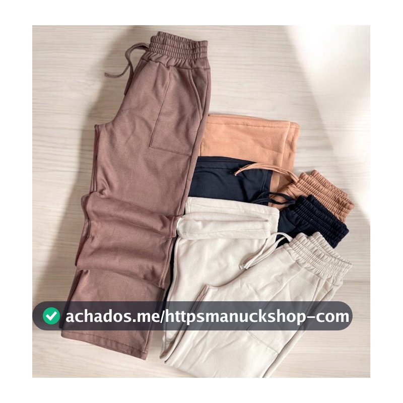 Calça de moletom feminina pelúciado moletom grosso