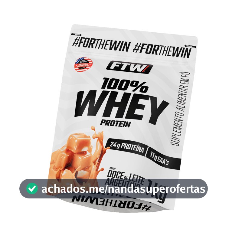100% Whey protein Refil 1Kg - FTW