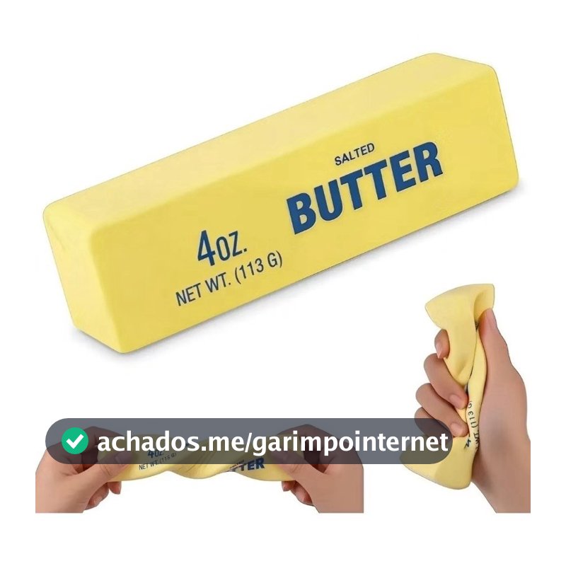 Manteiga Butter Squeeze Infantil Squishy Colorido Brinquedo Sensorial de Apertar Antiestresse Para Crianças e Presentes