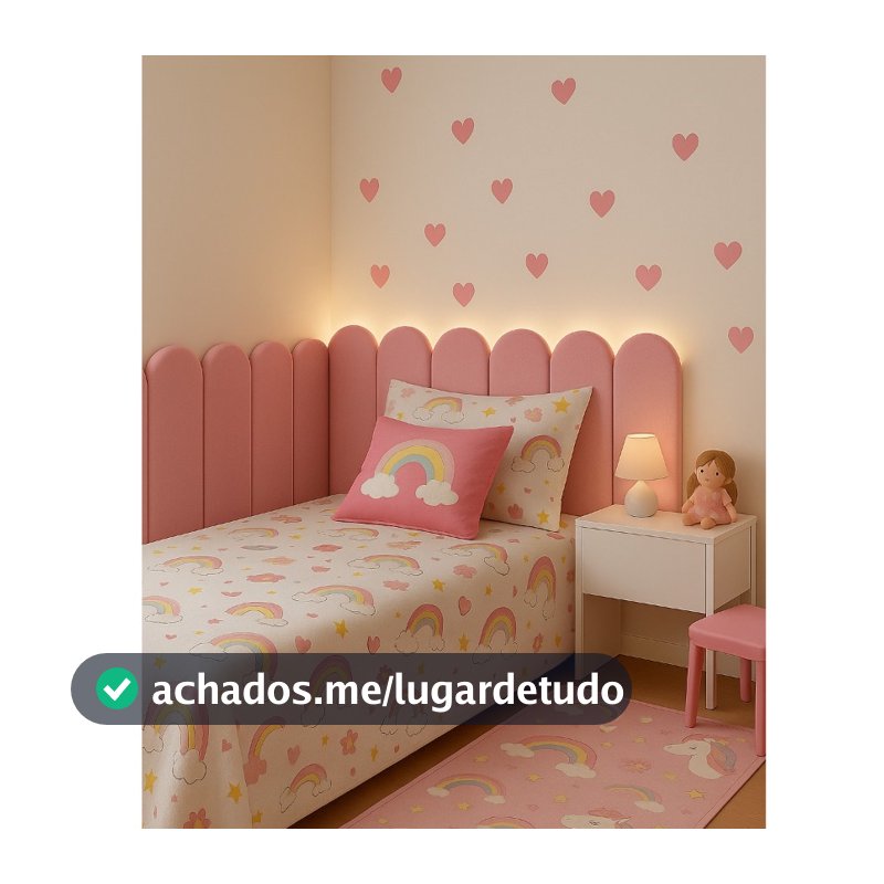 Kit Com Até 15 Cabeceira de Cama Modelo Nuvem  Autocolante de Parede em Módulos Estofados