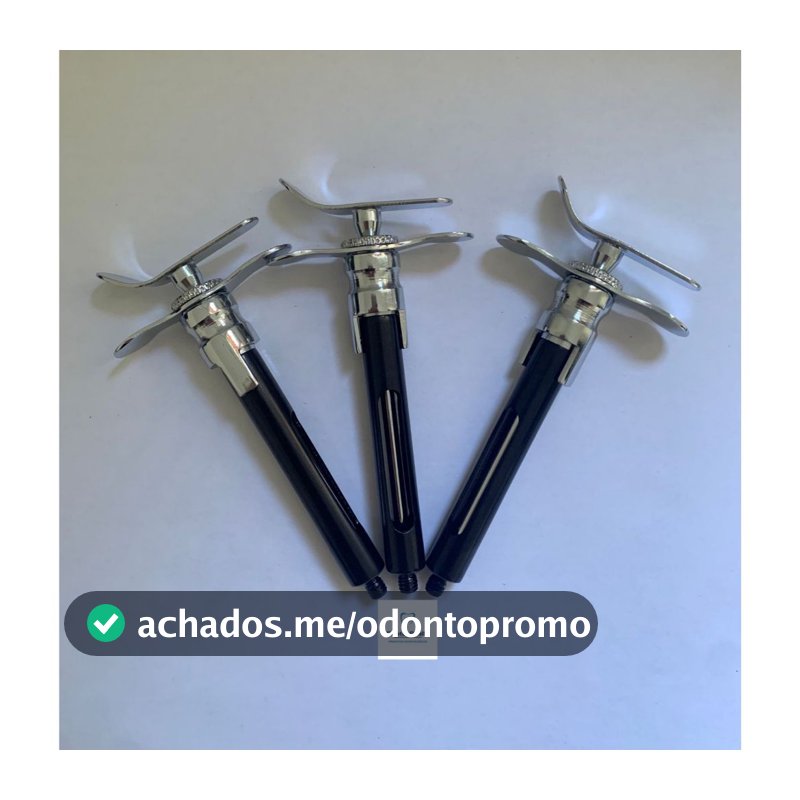 Carpule com Refluxo Cor Preta - Kit com 3