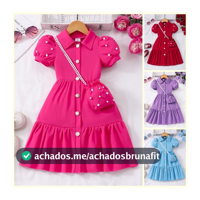 Nobleflying Saco Grátis Vestido De Menina Da Criança Verão Pérola Casual Bonito Crianças Vestidos De Princesa Festa De A