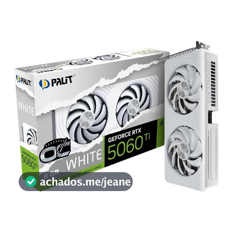 Placa de Vídeo Palit RTX 5060 Ti Dual OC 8GB