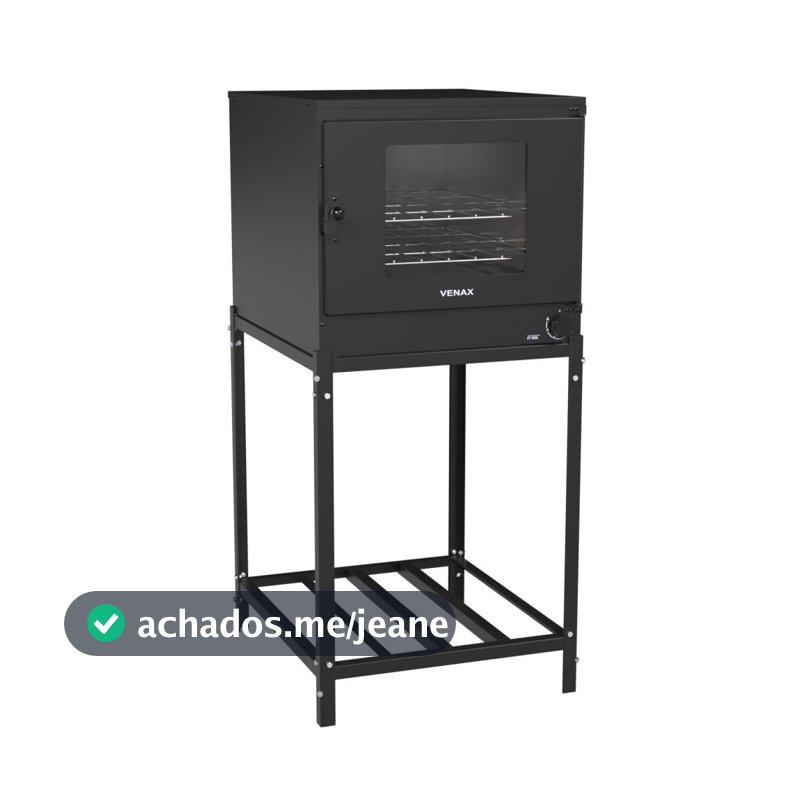Forno Industrial Venax Fi 109 Litros com Base Gas Glp Preto