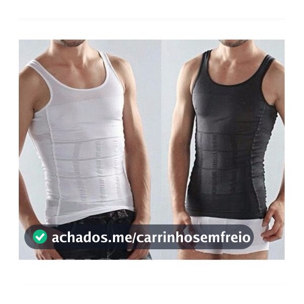 Cinta Colete Redutora Camisa Modeladora Slim Fit Postural Ginecomastia