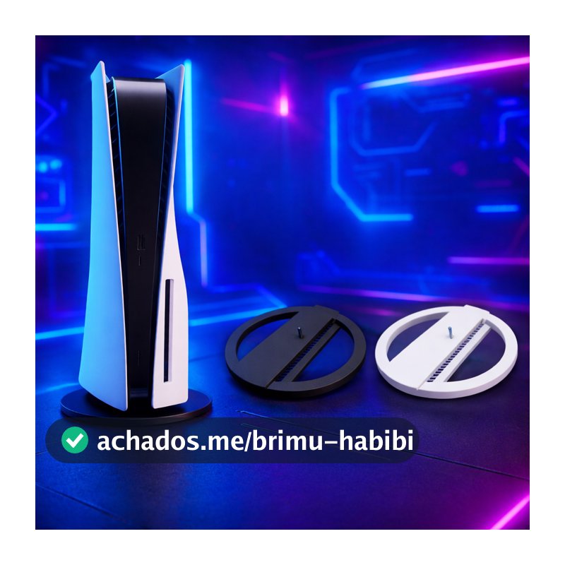Base Vertical PS5 Slim Suporte Playstation 5 Organizador Console Suporte Controle Para Setup