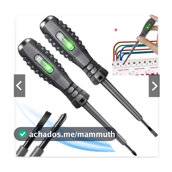 Chave De Fenda Phillips Magnética Forte De Alto Torque Detector De Eletricidade Caneta Testadora De Tensão Elétri