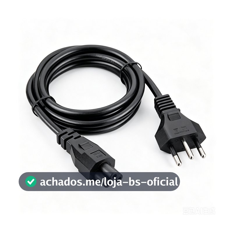 Cabo De Força Tripolar Para Notebook Conector Trevo C5 Mickey 1,4 Metros Tv Fonte Diversos Aparelhos