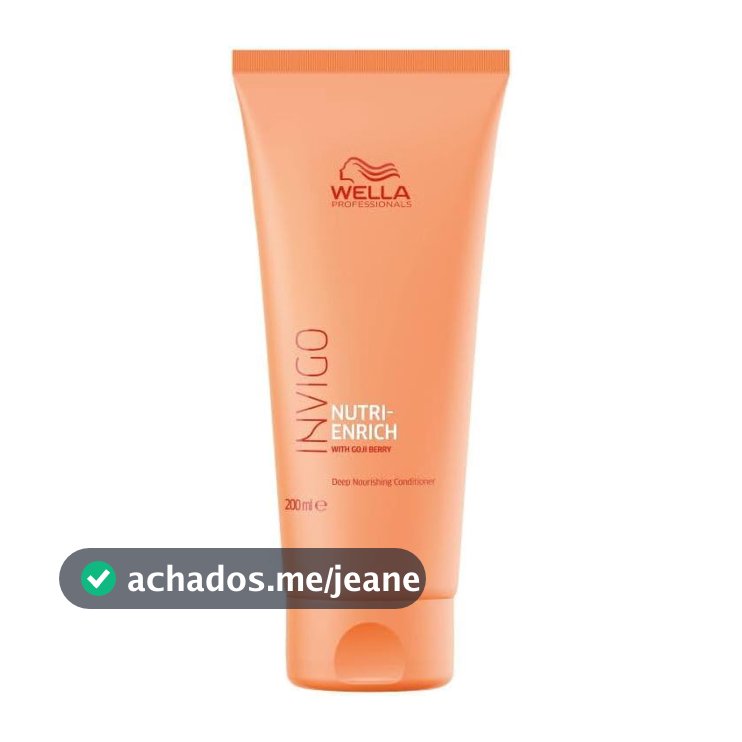 Condicionador Invigo Nutri Enrich Wella 200ml