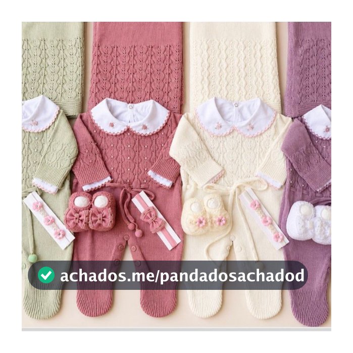 Saída Maternidade Tricô Luxo Premium em Tricô Menina - kit 5 peças, 3 peças, 2 peças