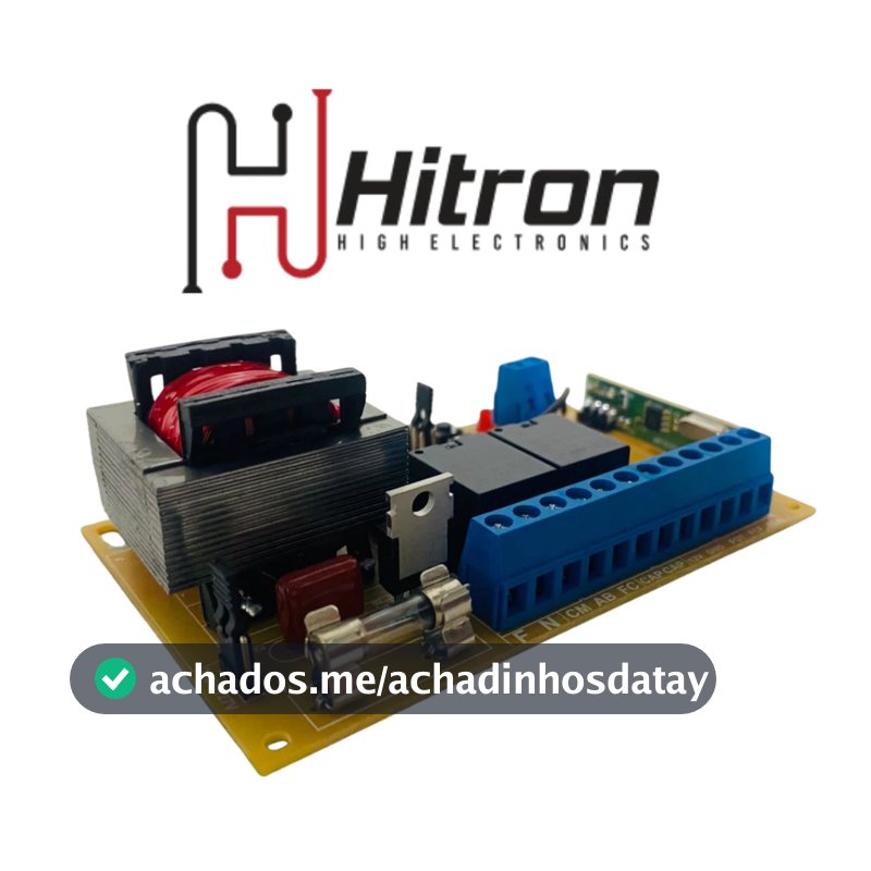 Central Universal p/ Motor Portão Deslizantes Basculante Até 1/3HP GAREN AGL PECCININ Hitron H2 Full