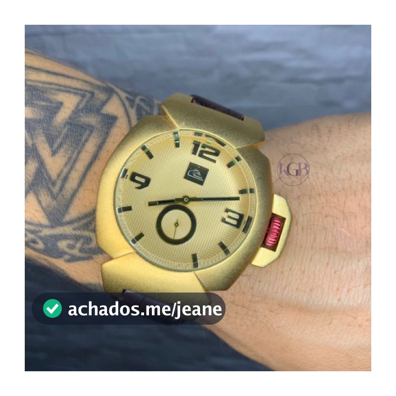 Mega Promoção Relógio QuikSilver Foxhound   caixa multifuncional gira todos os ponteiros pulseira