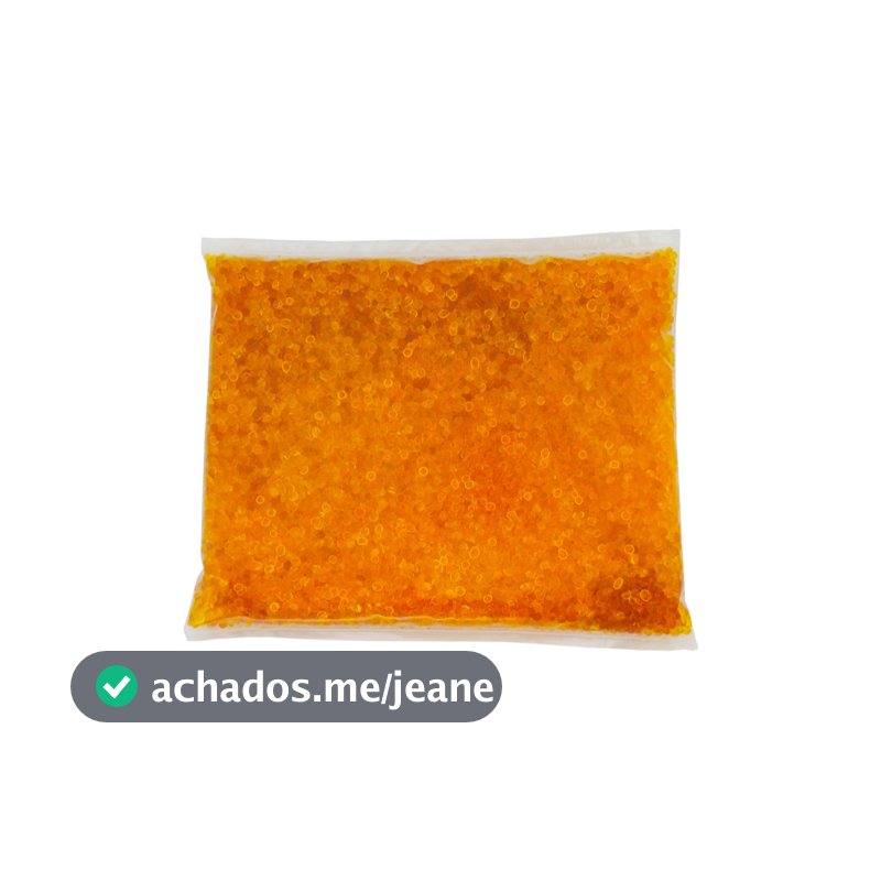 Pacote com 1kg Silica Gel  Laranja 4-8mm