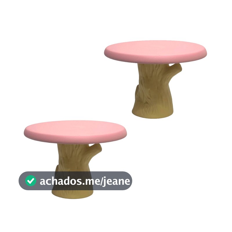 Kit 2 Boleiras Árvores Pequenas em cerâmica decoração festas diversas cores