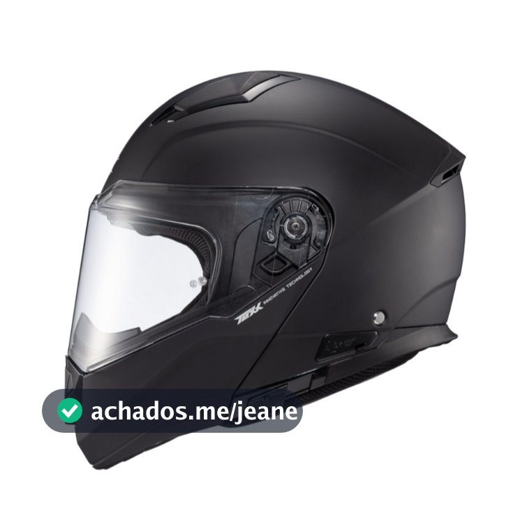 CAPACETE  ESTICULADO TEXX KRATOS SÓLIDO PRETO FOSCO