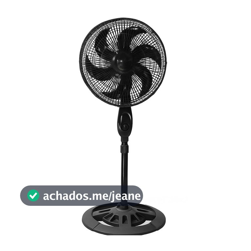 Ventilador de Pé e Chão 18 Polegadas Turbo Altura Ajustável 3 Velocidade 110/220V FS109
