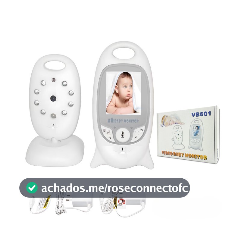 Babá Eletrônica Sem Fio Digital Com Visão Noturna