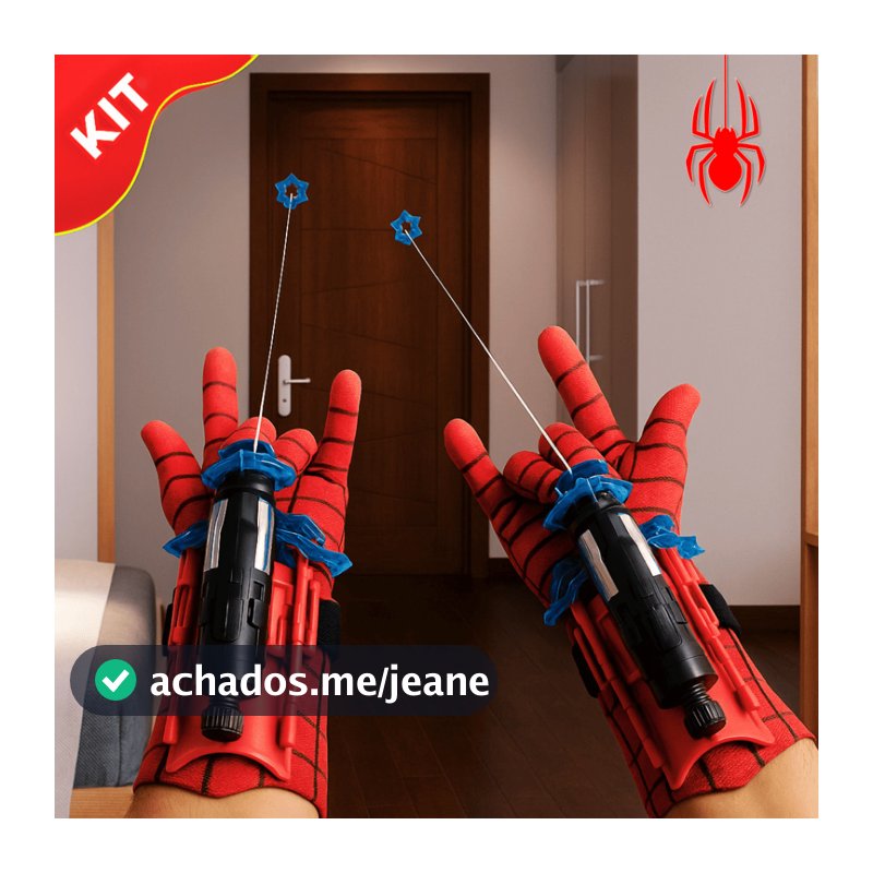 Brinquedos infantis do Homem-Aranha - conjunto de 1 a 3 com luvas de tiro na teia e dardos