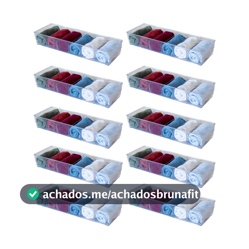Kit 10 Colmeia Organizadora De Calcinhas Organizador De Meias Atacado Acrílico Amobox