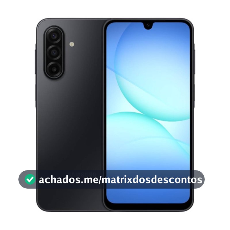 Smartphone A17 256GB 8GB RAM 4G Câmera Tripla Traseira 50 MP Samsung