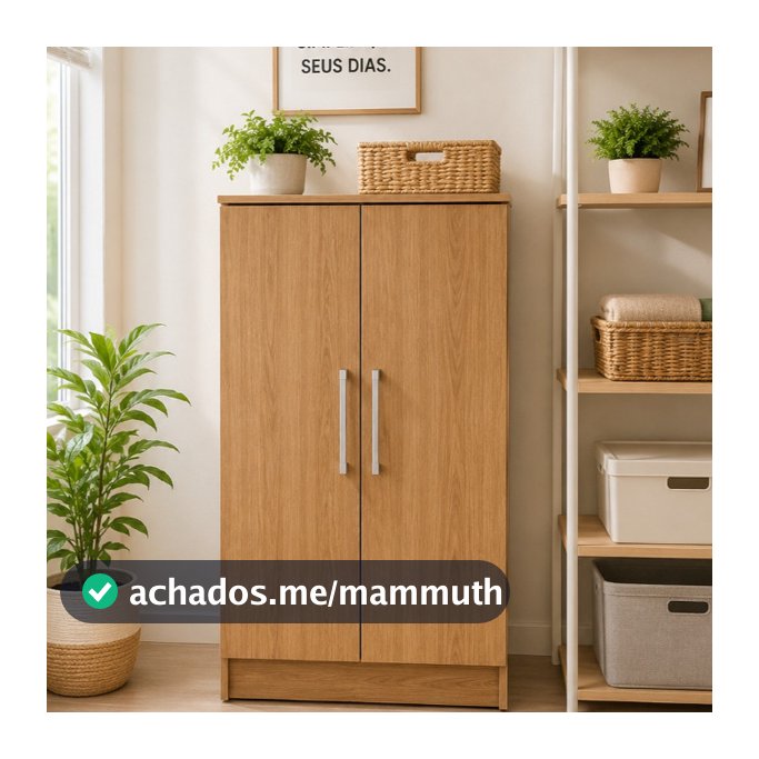Armário Multiuso Para Sala Quarto Cozinha Sapateira Com 2 Portas Várias Cores
