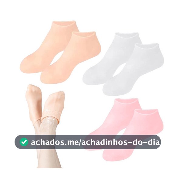 1/2/3 Pcs Meias De Silicone Para O Cuidado Dos Pés Gel Hidratante Anti-Rachaduras Removedor De Pele Morta