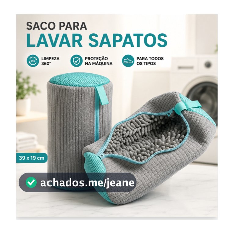 Saco Para Lavar Sapato Tênis Máquina de lavar Limpeza Anti Deformação Viagem Lavanderia-1/2pc
