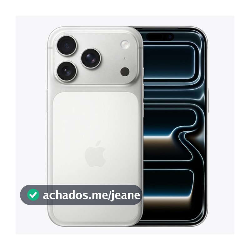 Celular Apple iPhone 17 Pro 256GB 512GB Prata Tela 6.3" Câmera 48MP Super Retina XDR 5G NFC