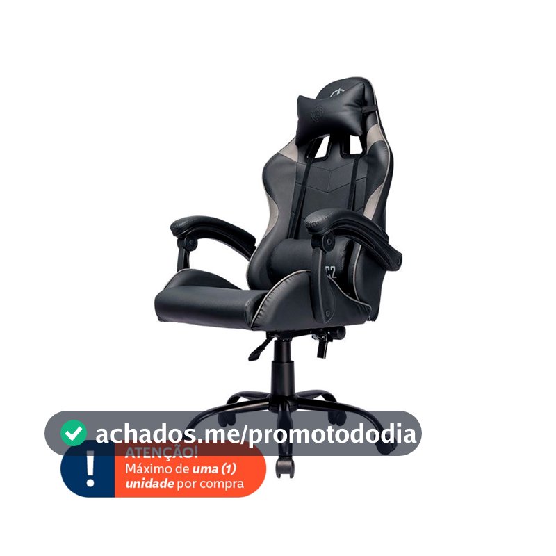 Cadeira Gamer TGT Heron TC2 , Fácil Limpeza, Reclinável 120 kg, Preto, TGT-HRTC-BL03
