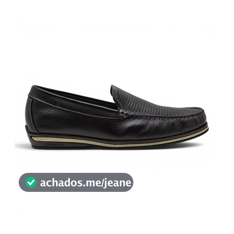 Mocassim Democrata Masculino Easy Ted Couro