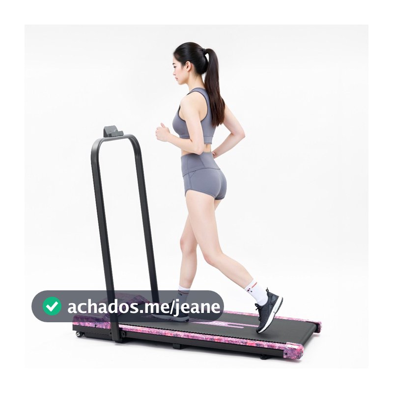 📢🔥Esteira Galaxy Fitness 8 Velocidades - Roxo Mystic com Bluetooth 2.0 e Suporte Celular! FPJ1208PP-110V