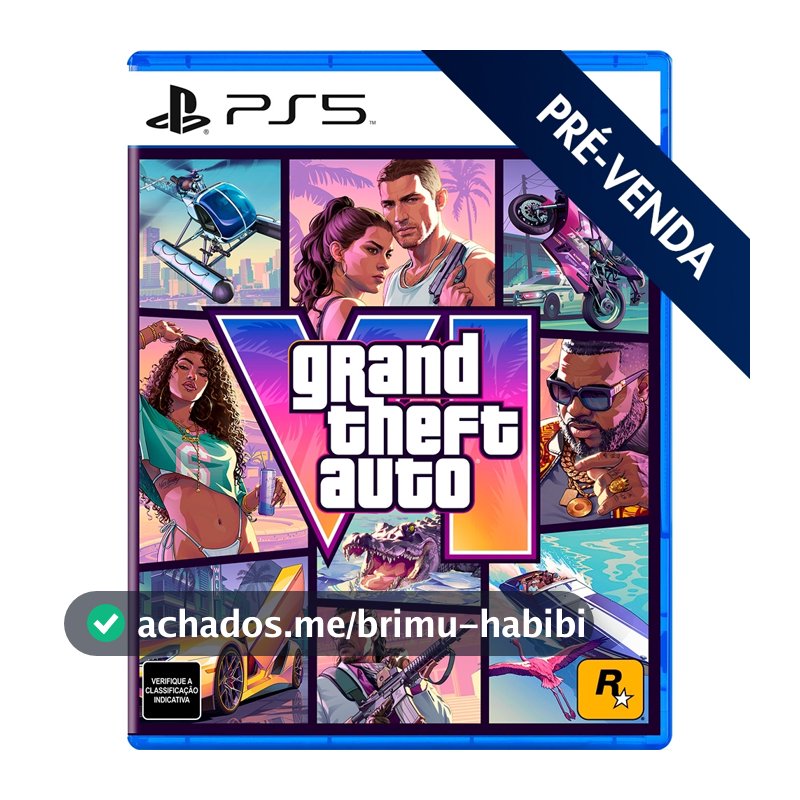 Grand Theft Auto VI -  Playstation 5 (PRÉ-VENDA)