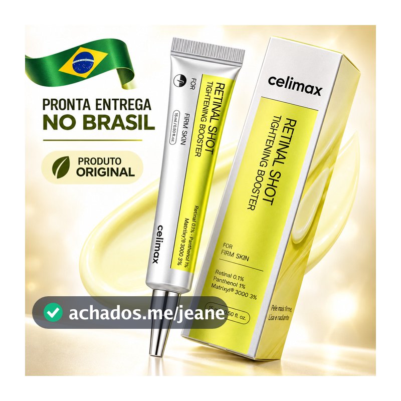 Celimax Retinol The Vita A Retinal Shot Tightening Booster 15ml Sérum Facial Coreano Anti-idade Importado Original