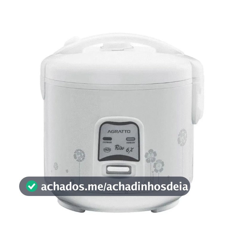 Panela Elétrica  Riso para Arroz e Legumes com Bandeja e Antiaderente e vapor 6 Xícaras