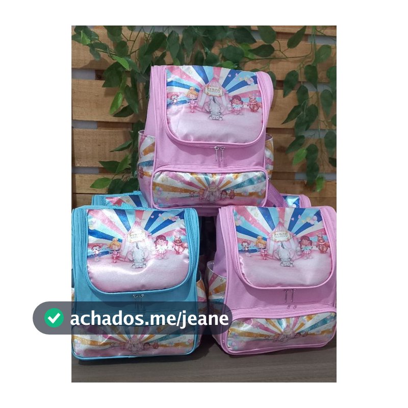 kit 10 mochilas Personalize em qualquer tema para Aniversário, Empresas, chá revelação, Formatura