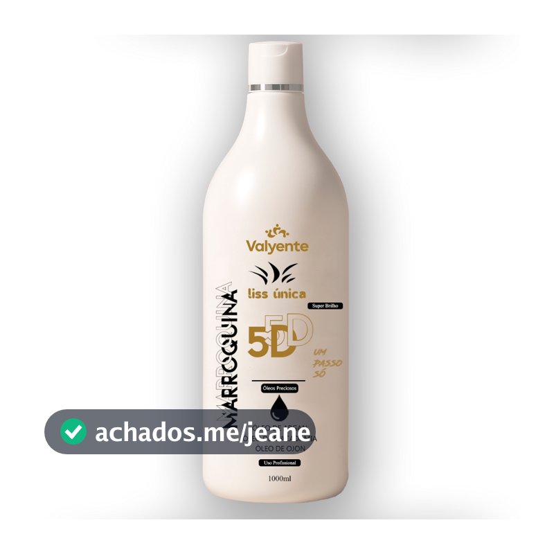 Valyente Liss Única Profissional de Alta Performance - Com Óleos Especiais