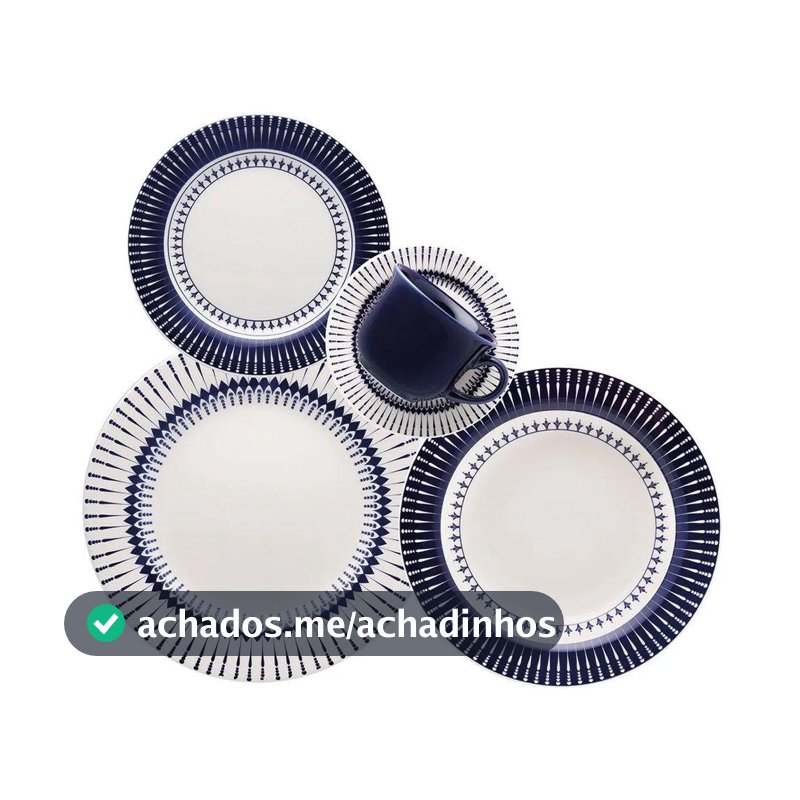 Aparelho de Jantar/Chá Biona Donna Colb 20 Peças
