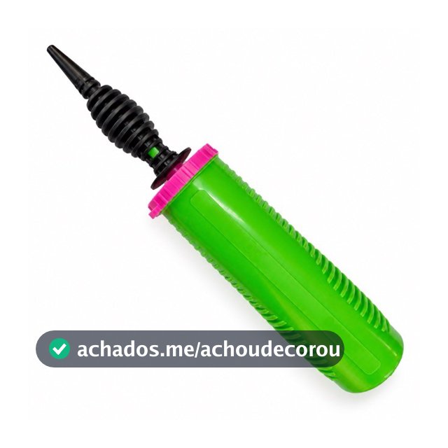 Inflador Bomba Manual Verde Profissional Gemar #760003