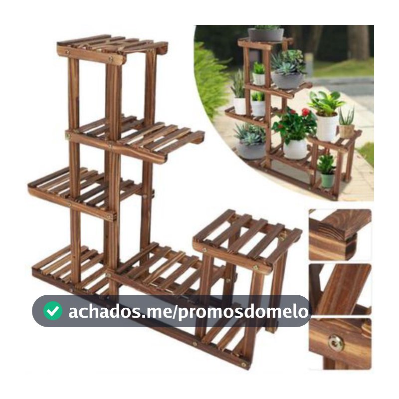 Expositor Floreira Raque  Jardim de Chão : modelo Salmo 91