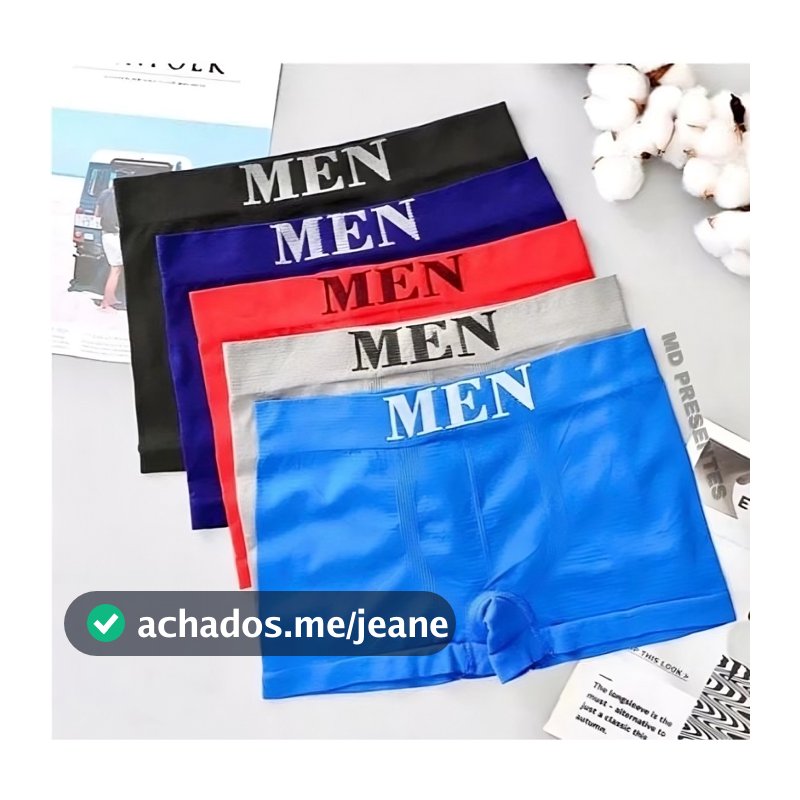 Kit Com Até 12 Cuecas Boxer Microfibra Masculino Adulto Sem Costura