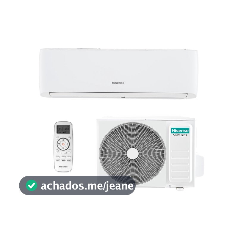 Ar Condicionado Inverter Hisense Hi Wall Eco Plus R-32 sem Wi-fi 9.000 Btus Frio 220v