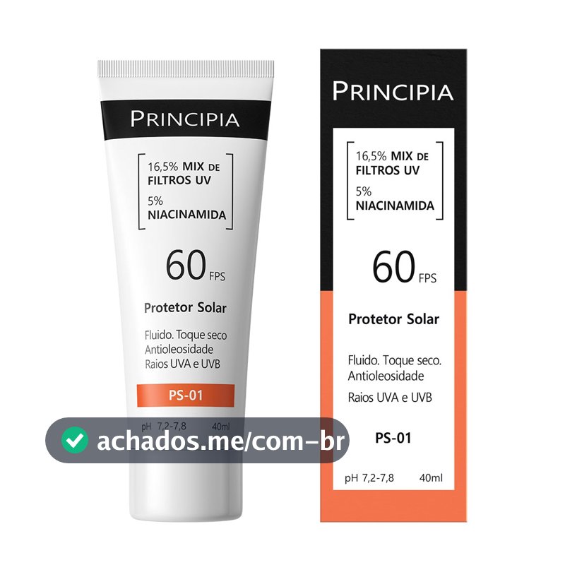 Protetor Solar Facial PS-01 FPS 60 Principia