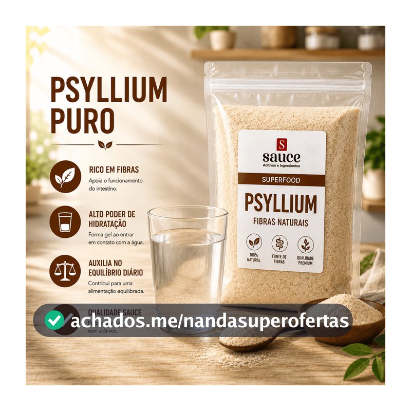 Psyllium Fibras Naturais Superfood Fonte De Fibras Fibra Alimentar