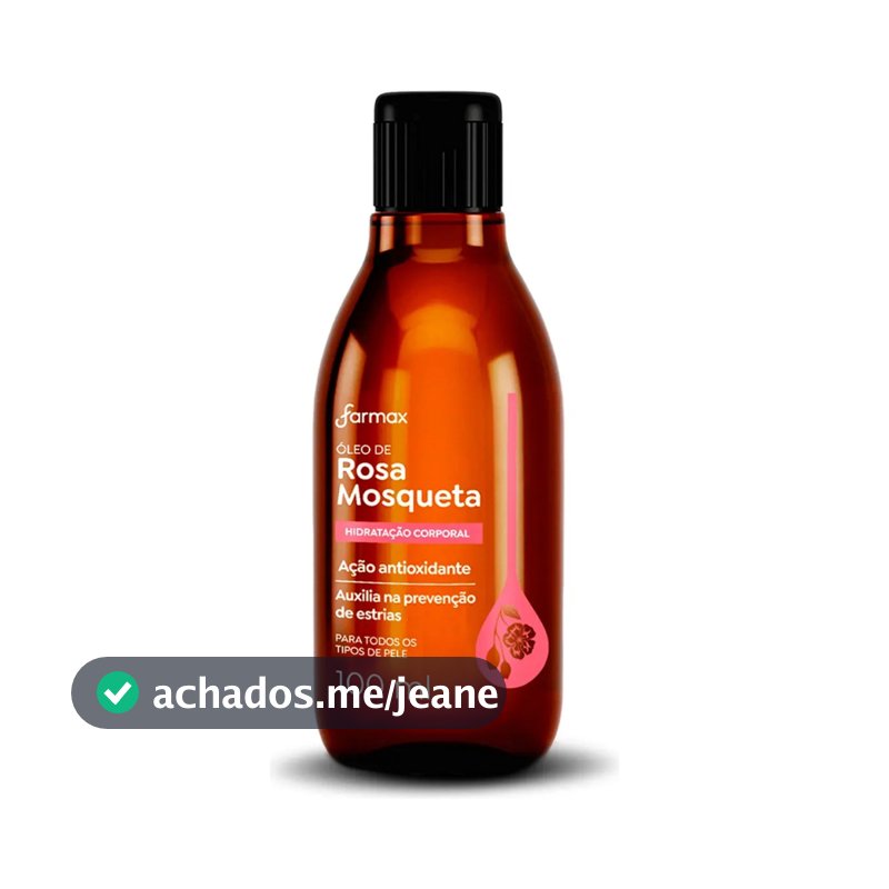 Óleo Corporal Rosa Mosqueta Farmax 100ml