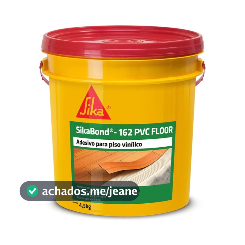 Cola Piso Vinilico Adesivo Sikabond- 4kg